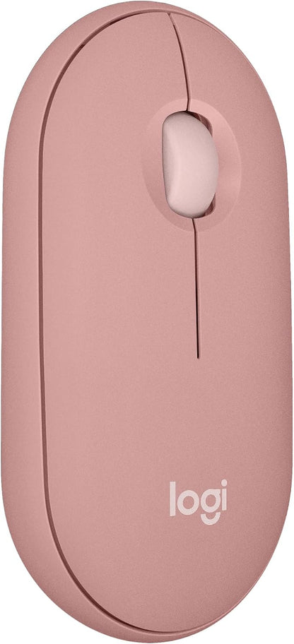 Ratón inalámbrico Bluetooth Logitech M350s Pebble 2 - Tonal Rose |...