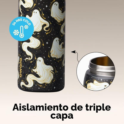 Owala FreeSip - Botella de agua de acero inoxidable de 32 onzas, re...
