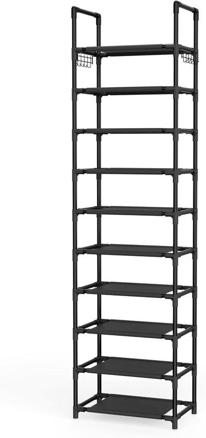 LANTEFUL Zapatero de 10 Niveles, 25 Pares, Organizador de Zapatos A...