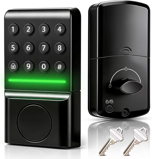 Cerrojo de entrada sin llave SEPOX®, cerradura de puerta con teclad...