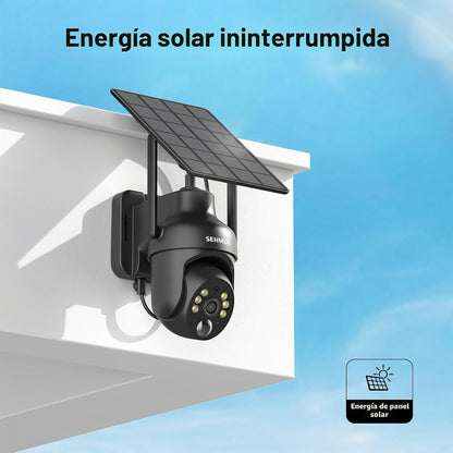SEHMUA Cámaras de seguridad solar 2K inalámbricas para exteriores,...