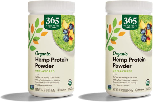 365 by Whole Foods Market, Polvo de proteína de cáñamo orgánico, 16...