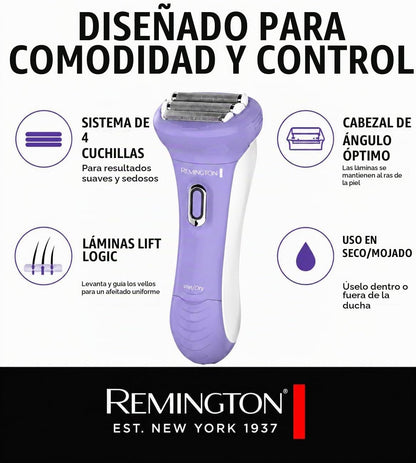 Depiladora eléctrica recargable Remington WDF5030 para dama, para d...