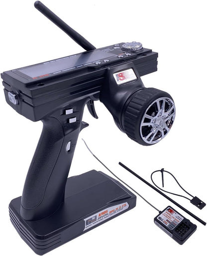 Alaohu FS-GT3B Transmisor y Receptor RC de 3 Canales y Receptor FS-...