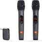 JBL Sistema inalámbrico de dos micrófonos con receptor de doble can...