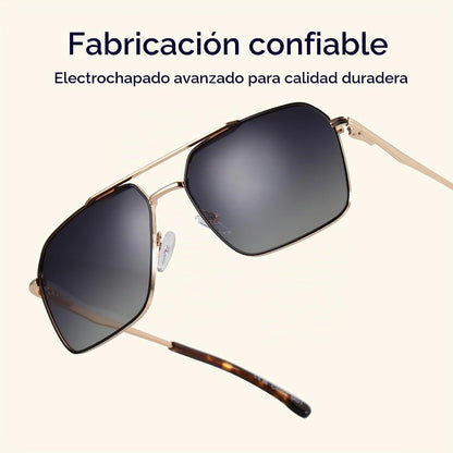 ZENOTTIC Gafas de sol polarizadas de aviador para hombre: protecció...