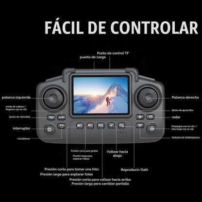Drone sin escobillas con cámara para principiantes,Pantalla en el |...