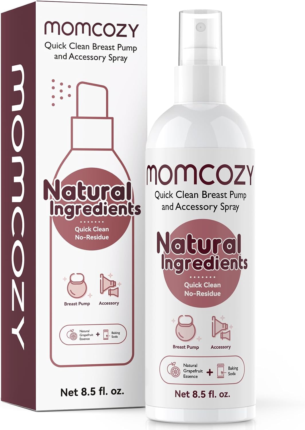 Momcozy Spray de limpieza para extractor de leche eléctrico, elimin...