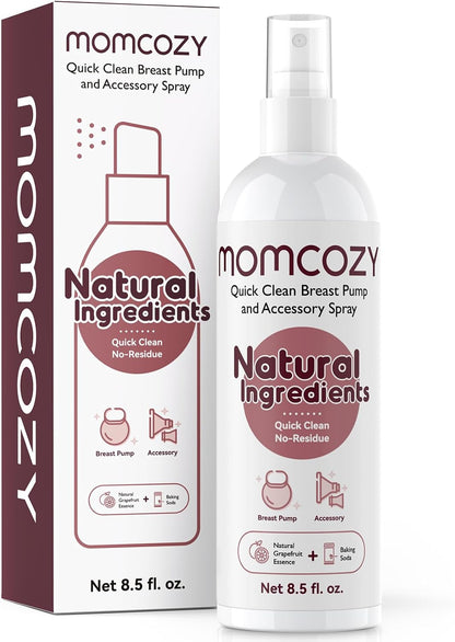 Momcozy Spray de limpieza para extractor de leche eléctrico, elimin...