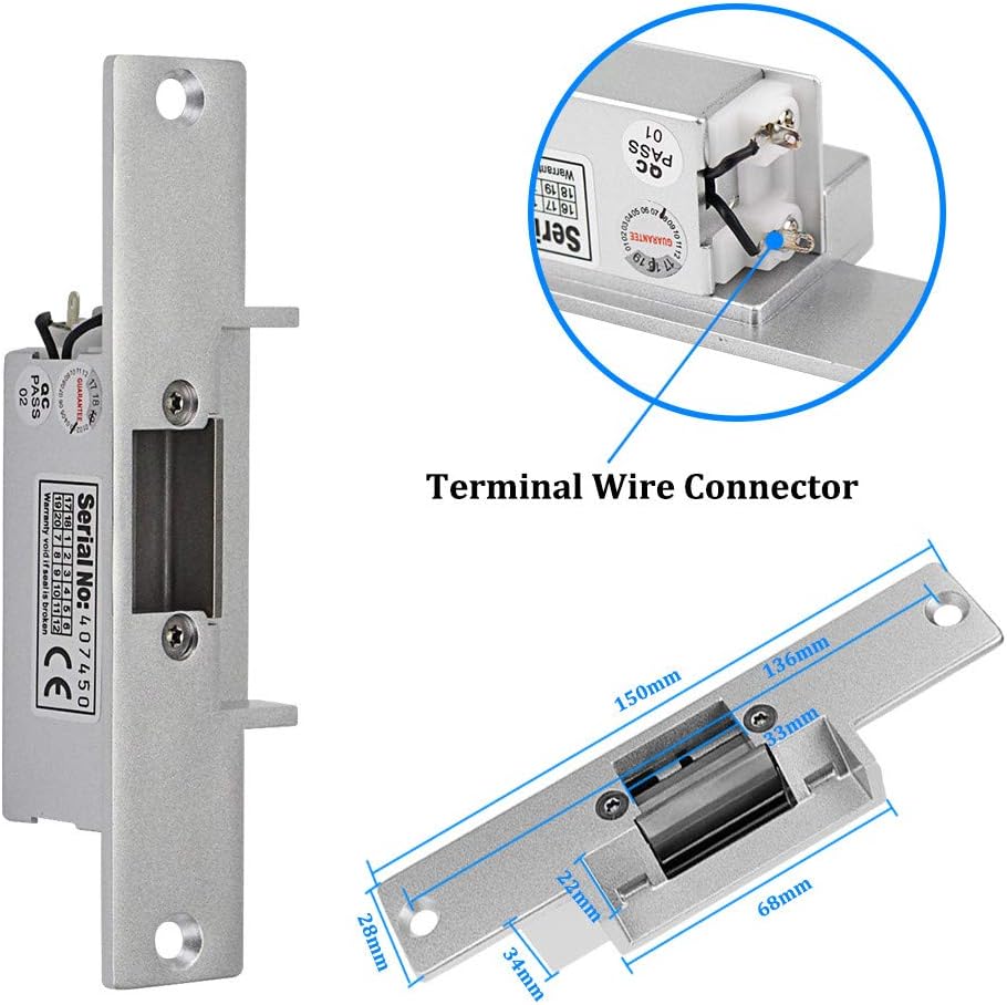 HFeng Kit de sistema de control de acceso RFID, teclado de control...