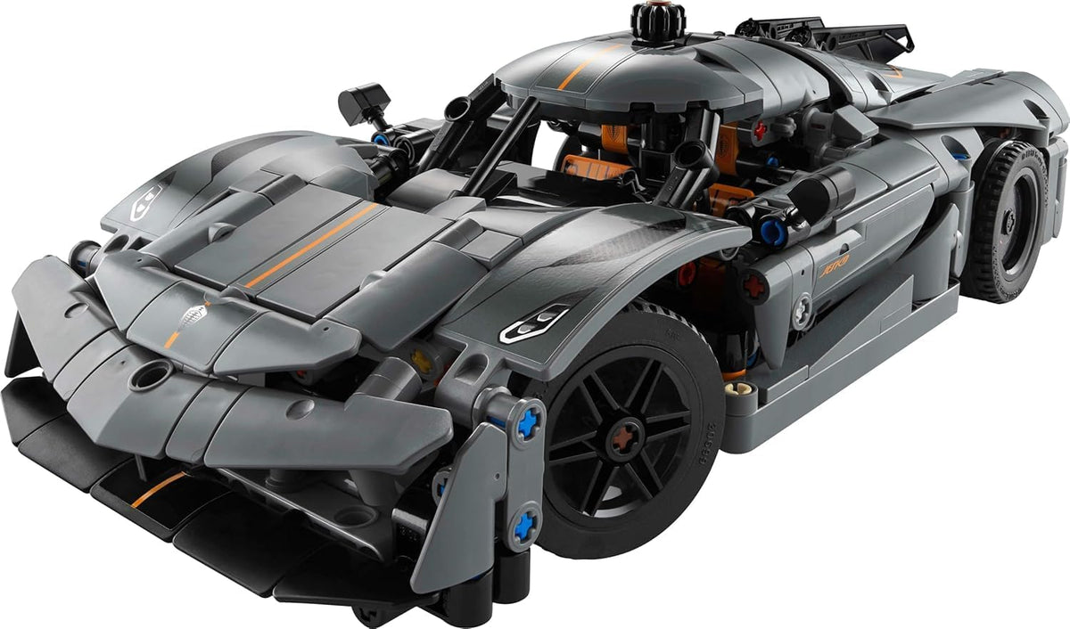 LEGO Technic Koenigsegg Jesko Absolut - Hiperauto gris, juego de co...