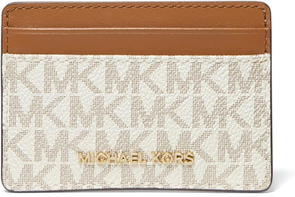 MICHAEL Michael Kors - Tarjetero para mujer, color vainilla, talla...