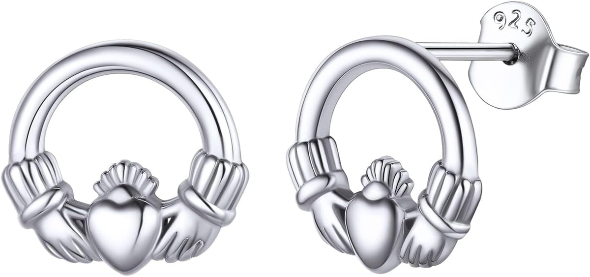 ChicSilver Pendientes celtas para mujer de plata de ley hipoalergén...