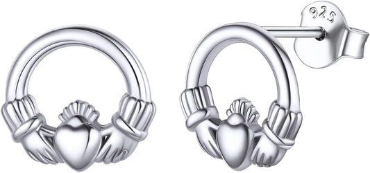 ChicSilver Pendientes celtas para mujer de plata de ley hipoalergén...