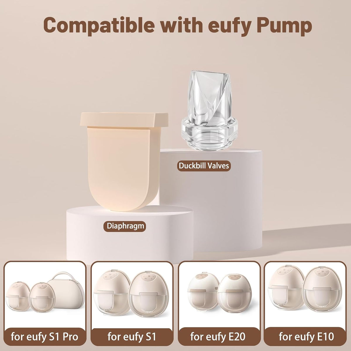 10 válvulas de pico de pato para eufy S1 Pro, S1, E20, E10, extract...