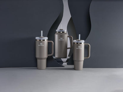 Stanley Quencher H2.0 - Vaso de acero inoxidable con asa, pajilla y...