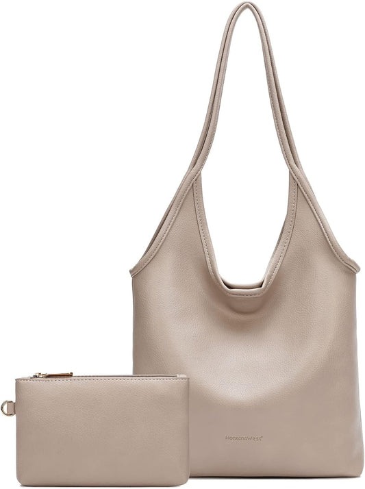 Montana West Bolsos estilo hobo holgados para mujer, bolsos de homb...