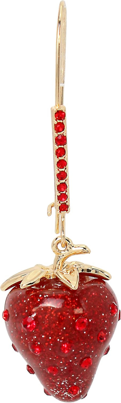 Betsey Johnson Pendientes Sweetheart para mujer