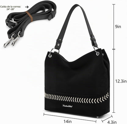 Carteras para mujer, bolsos hobo para mujer, bolso de hombro holgad...