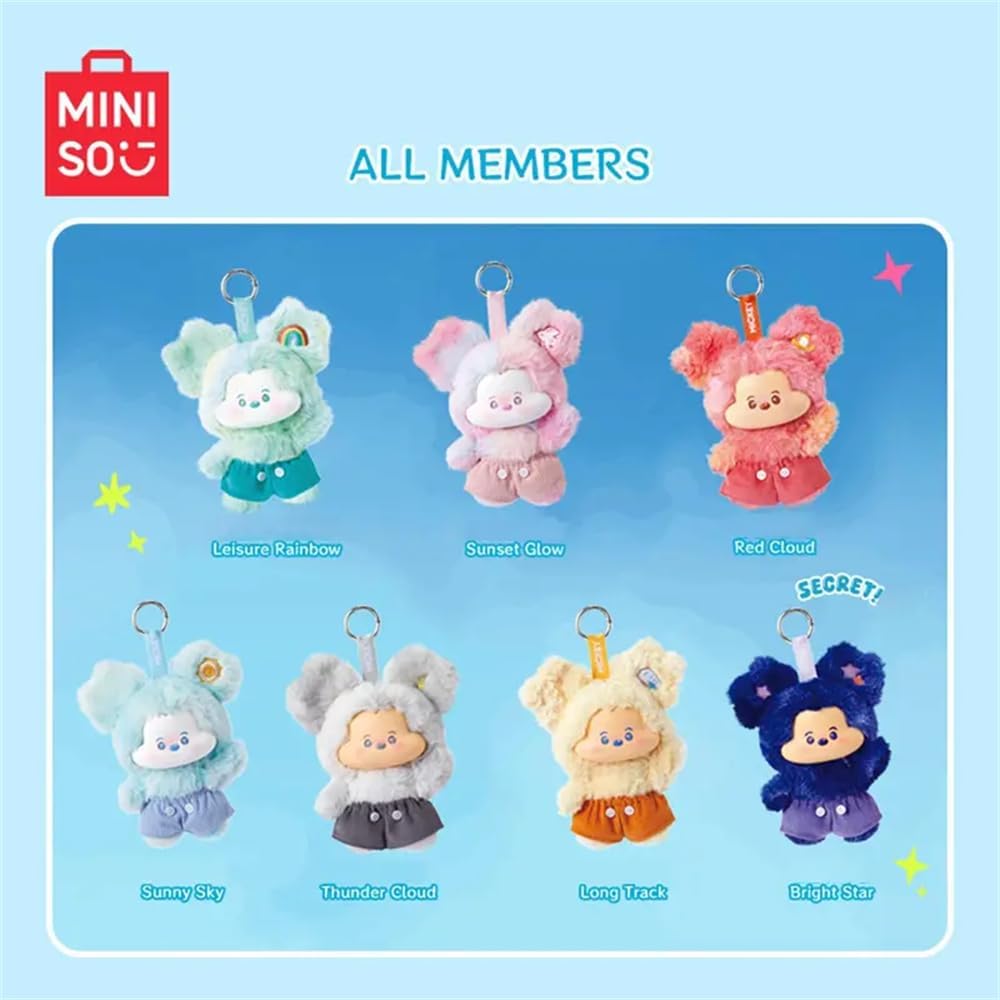 MINISO Disney Mickey Cloud Serie Fantasía de Peluche de Vinilo Caja...