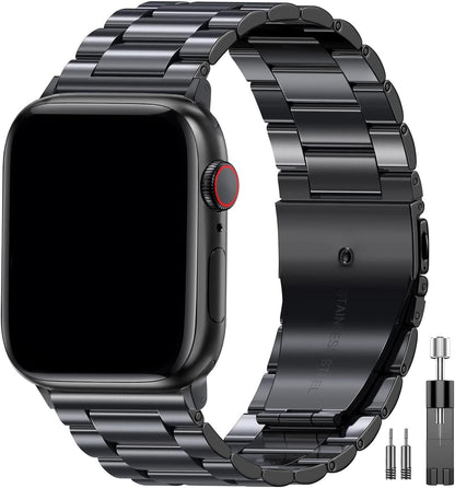 Correa de metal EPULY compatible con correas de Apple Watch para ho...