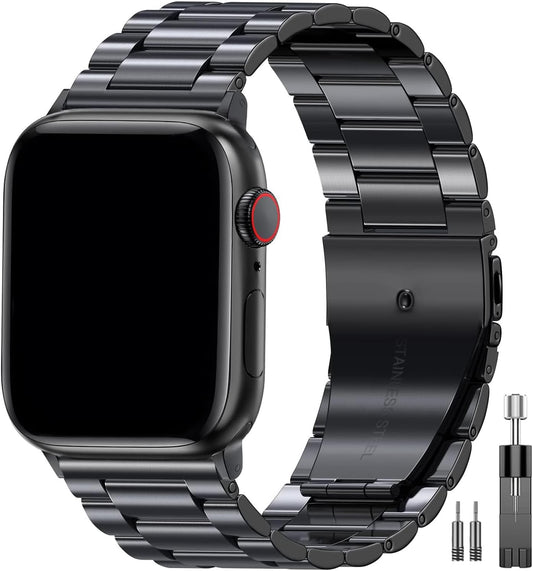 Correa de metal EPULY compatible con correas de Apple Watch para ho...
