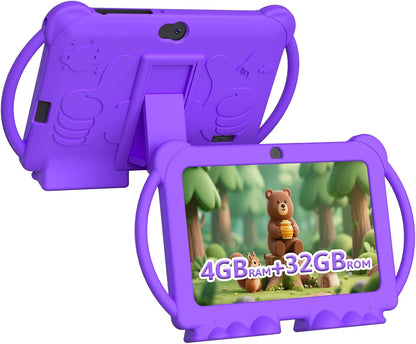 HOTTABLET Tableta para niños Android de 7 pulgadas, 4 GB de RAM 32...