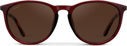 WearMe Pro Gafas de sol polarizadas redondas para mujer, protección...