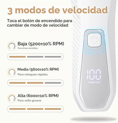 PRITECH Manscape - Recortadora de pelo Pubic para mujer, recortador...