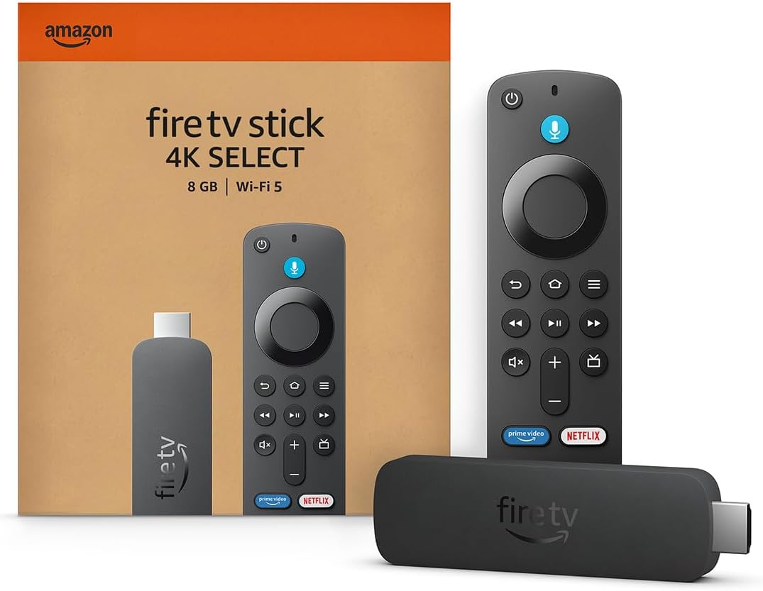 Amazon Fire TV Stick 4K Select: streaming en 4K, TV en vivo y grati...