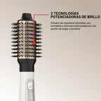 Remington Shine Therapy - Cepillo secador de pelo ovalado de 2.4 pu...