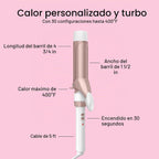 Conair - Plancha rizadora, doble cerámica, barril de 1 1\/2 pulgada...