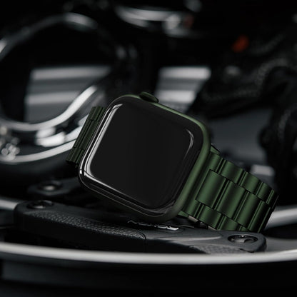EPULY Correa de acero inoxidable para Apple Watch, compatible con 4...