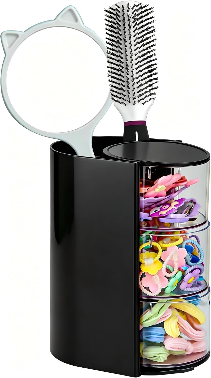 Luscinia Organizador de accesorios para el cabello con soporte para...