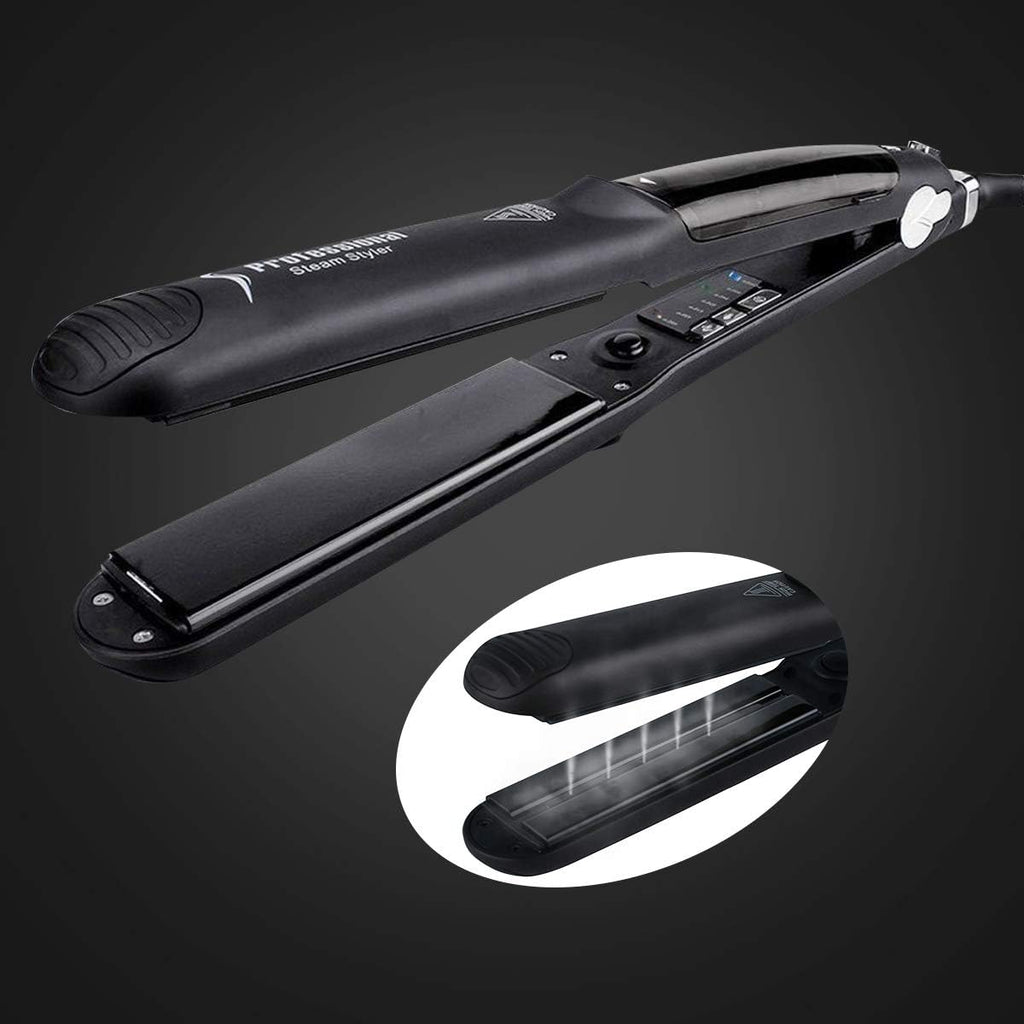 DORISILK Plancha de vapor para cabello, plancha de vapor profesiona...