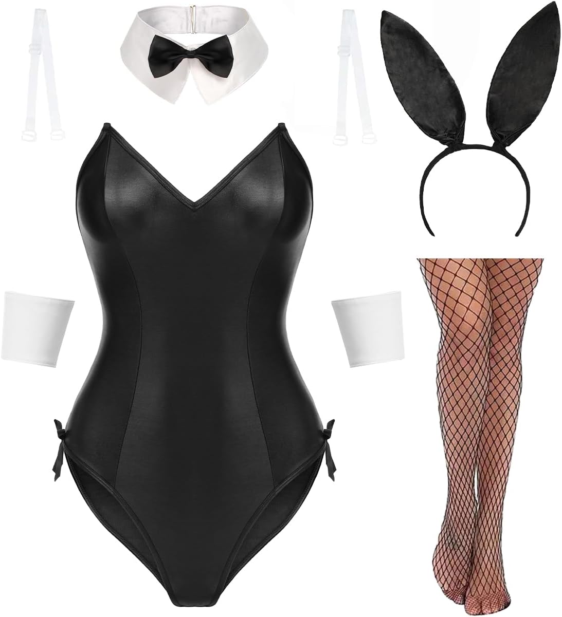 Avidlove Conjunto de lencería con disfraz de conejita para mujer, s...