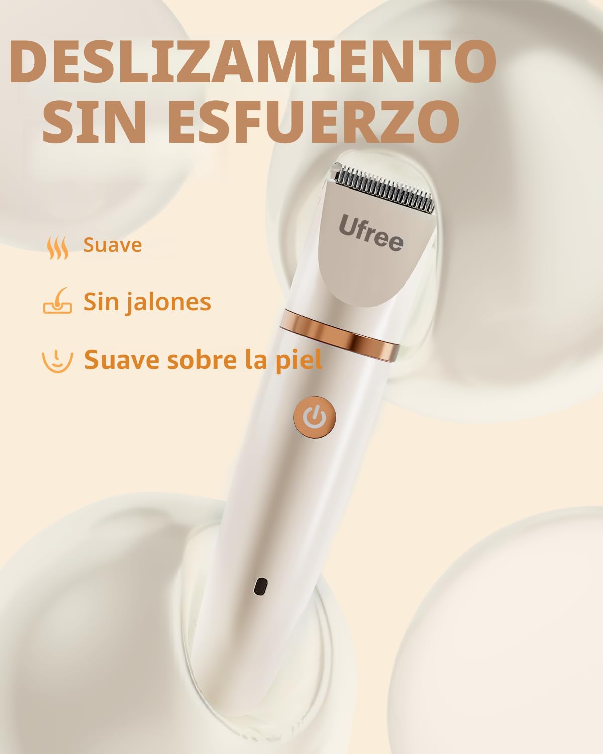 Ufree Maquinilla de Afeitar Eléctrica 3 en 1 para Mujer, Regalos pa...
