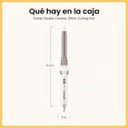 Rizador Conair doble cerámica | Rizador de pelo para espirales suav...