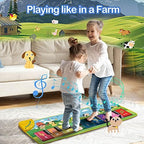 FOKI Juego de juguetes musicales para niños pequeños, piano de piso...