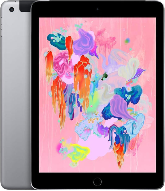 iPad Apple 2018 (Wi-Fi + Cellular, 32 GB) - Gris espacial (renovado)
