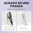 Wavytalk Plancha plana ancha de ventilación de 1.75 pulgadas, alisa...