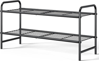 Kitsure Organizador de zapatos de acero inoxidable, 25.6" de ancho...