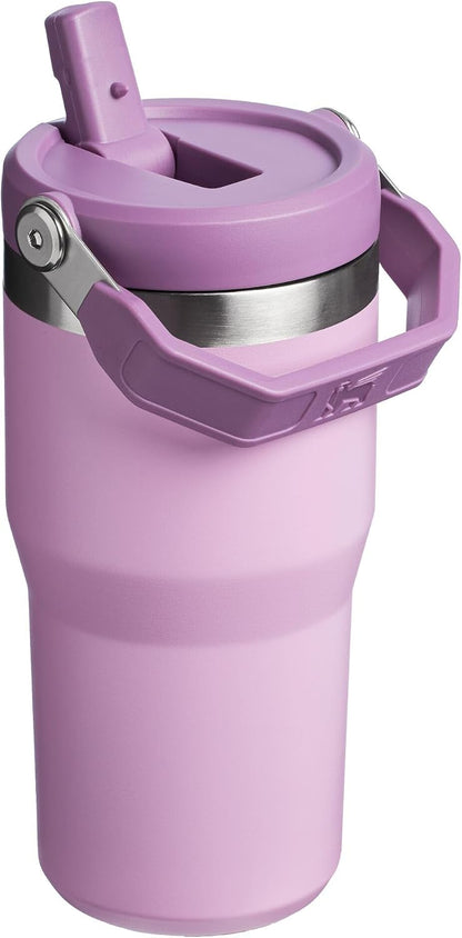 Stanley IceFlow - Vaso con pajilla abatible con asa, de 20 onzas, t...