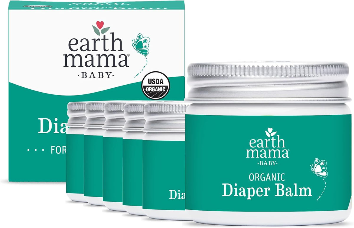 Earth Mama Bálsamo orgánico para pañales de 2 onzas | Crema de paña...