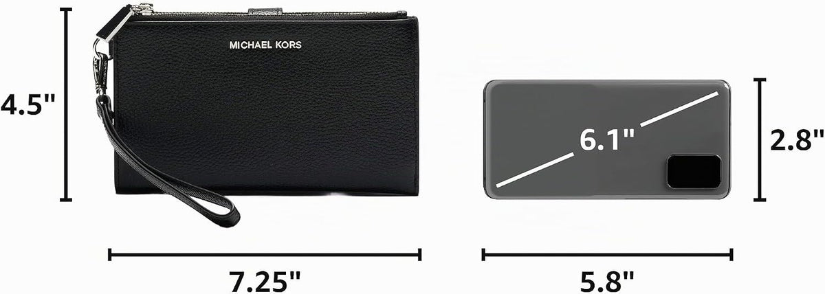 Michael Kors - Cartera de viaje con doble cremallera, de PVC