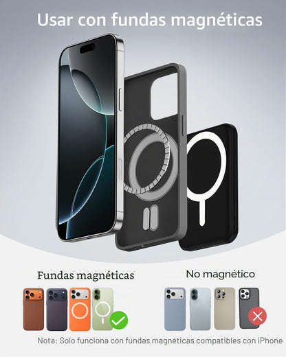podoru para MagSafe Power Bank 5000mAh, cargador portátil magnético...
