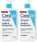CeraVe SA Loción para pieles ásperas y con baches, vitamina D, ácid...