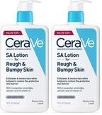 CeraVe SA Loción para pieles ásperas y con baches, vitamina D, ácid...