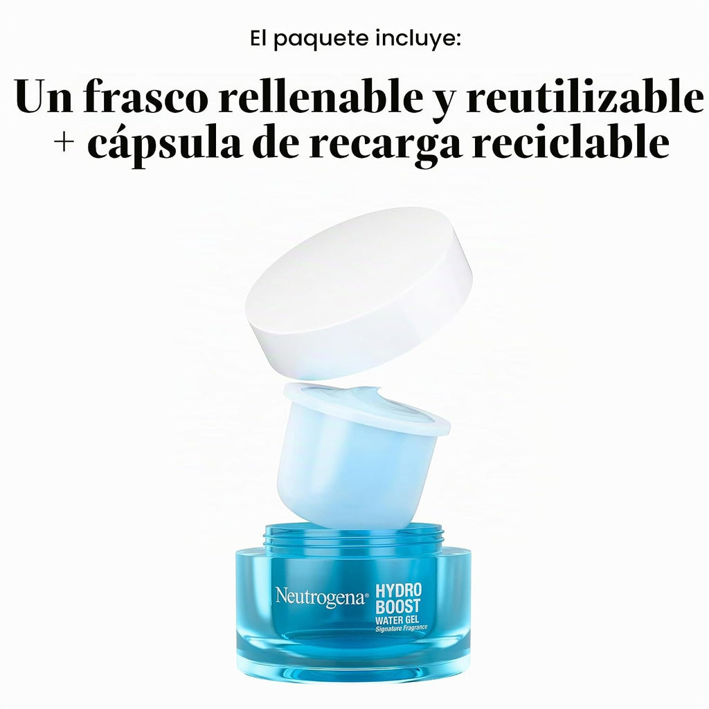 Neutrogena Hydro Boost - Kit de iniciación de gel de agua hidratant...