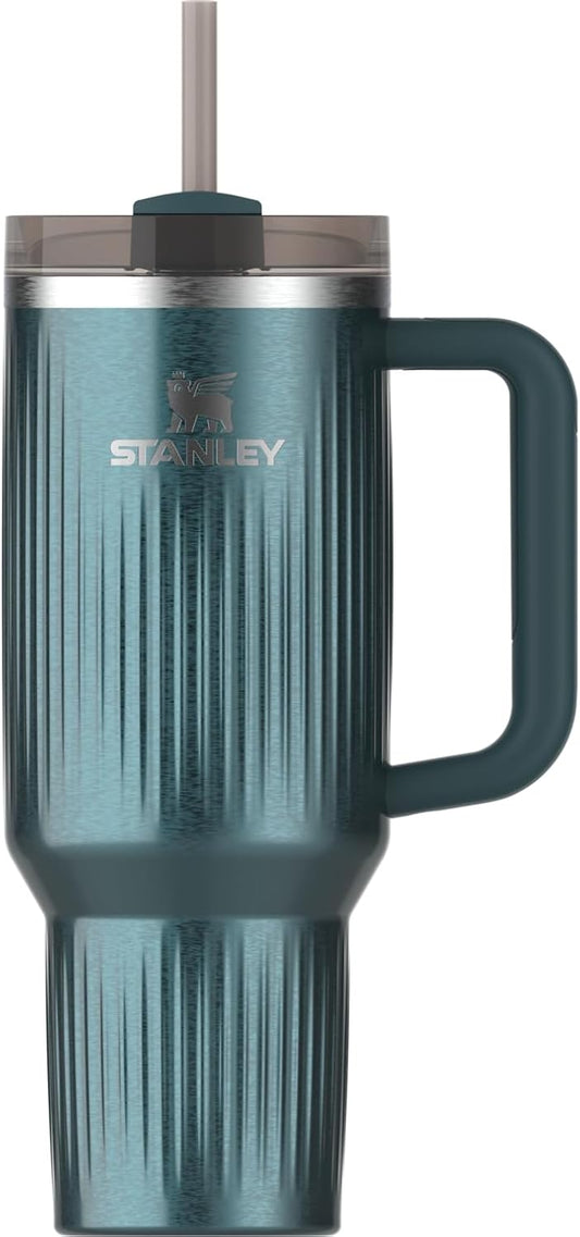 STANLEY - Vaso Quencher H2.0 con asa y pajilla, tapa de 3 posicione...